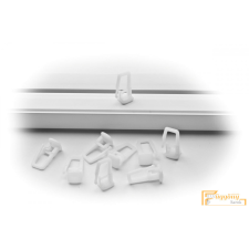  Műanyag csúszka kampóval üreges és fabetétes profilhoz 100 db/cs karnis, függönyrúd