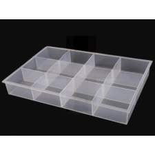  Műanyag doboz rekeszes dekorációs kellék