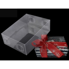  Műanyag doboz tetővel - 10 db/csomag dekorációs kellék