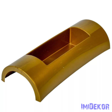  Műanyag domború tégla forma tál 30x13x6cm - Arany dekorációs kellék