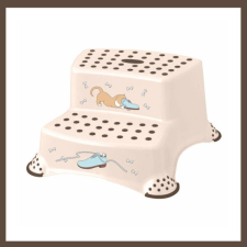  Műanyag dupla lépcsős fellépő DOG 53995373 létra és állvány