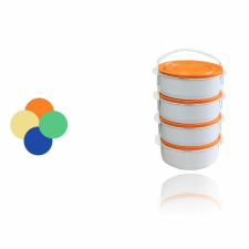  Műanyag ételhordó 4 részes ( 1L ) konyhai eszköz