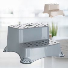  Műanyag fellépő KEEEPER 40X37X14CM szürke/bézs, dupla 53995123 létra és állvány