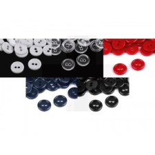  Műanyag gomb 11,4 mm - 100 db/csomag dekorációs kellék