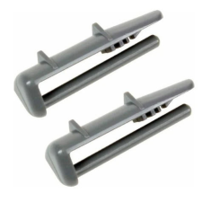  Műanyag hátsó ütköző mosogatógép-kosár csúszósínhez (2db) beépíthető gépek kiegészítői