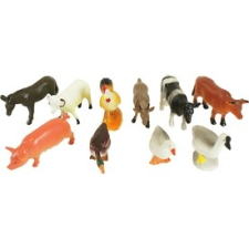  Műanyag háziállatok 10 darabos készlet tasakban játékfigura