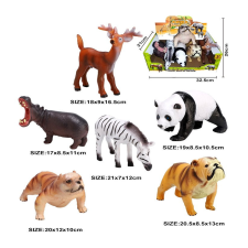  Műanyag játék pitbull kutya figura játékfigura