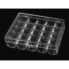  Műanyag orsótartó doboz 25 db orsóhoz rövidáru