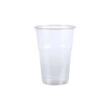  Műanyag pohár átlátszó - PP 500ml party kellék
