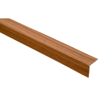 Műanyag sarokprofil 20 mm x 20 mm x 2500 mm dió laminált parketta