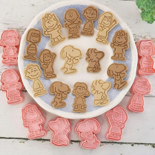  Műanyag sütemény kiszúró és nyomda-snoppy sütés és főzés