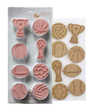  Műanyag sütemény kiszúró és nyomda-sport sütés és főzés