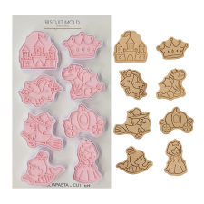  Műanyag süteménykiszúró és nyomda – Mese világ sütés és főzés