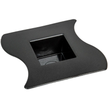  Műanyag tál Szafari grafit 5cm x 17cm x 17cm dekorációs kellék