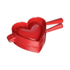  Műanyag Töltött Tészta és Dumpling Készítő – Szív Minta