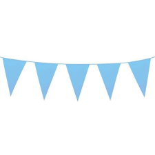 Műanyag zászlófüzér – Kék party kellék