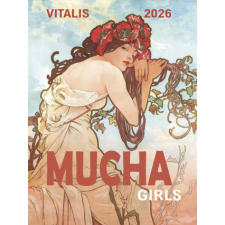  Mucha Girls 2026 naptár, kalendárium