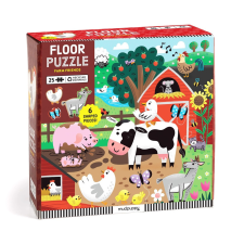 Mudpuppy Podlahové puzzle Kamaráti z farmy 25 dielikov puzzle, kirakós