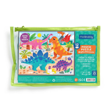 Mudpuppy puzzle 12 db tasakban dinoszauruszok puzzle, kirakós