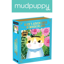 Mudpuppy Puzzle - könyv &quot;Alice a bajusz földjén&quot; Macskaregények puzzle, kirakós