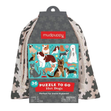 Mudpuppy puzzle kutyákkal vászontasakban 36 darab puzzle, kirakós