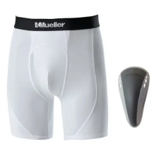  Mueller lágyékvédő sportnadrággal - Flex Shield w/ Supporter Shorts, XXL gyógyászati segédeszköz