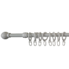MŰFÉM FÉM KARNIS SZETT 240CM EGYSOROS 16MM FEHÉR GÖMB VÉG