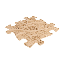 Muffik ortopédiai puzzle - kemény gyökerek, bézs, 1 db gyógyászati segédeszköz