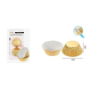  MUFFIN FORMA PAPÍR ARANY 10CM 20DB/CSOM