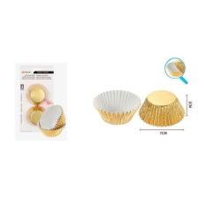  MUFFIN FORMA PAPÍR ARANY 10CM 20DB/CSOM edény