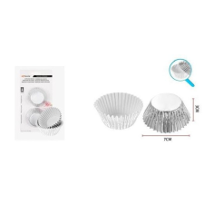  MUFFIN FORMA PAPÍR EZÜST 10CM 20DB/CSOM konyhai eszköz