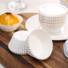  Muffin papír, 50 db-os fehér 7 cm sütés és főzés