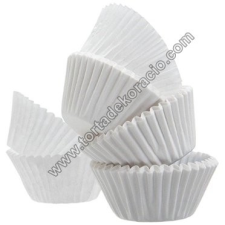  Muffin papír sütőforma, fehér - nagy sütés és főzés