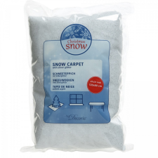  Műhó szőnyeg ezüst glitteres 80x120cm dekorációs kellék