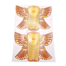  Műköröm Sablon 50 db Nagy Szárnyas műkörmös sablon