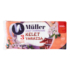 Müller Papírzsebkendő 3 rétegű 100 db/csomag Kelet Varázsa higiéniai papíráru