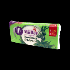 Müller Papírzsebkendő 4 rétegű 100 db/csomag Bambusz - fehér tea illatú Müller papírárú, csomagoló és tárolóeszköz