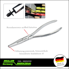 Müller-Werkzeug Patent, biztosíték kiszedő spec. fogó 180 mm (MLR-277 007) fogó