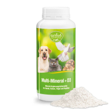 Multi ásványi anyag+D3 vitamin por kutyáknak és macskáknak 200g vitamin, táplálékkiegészítő kutyáknak