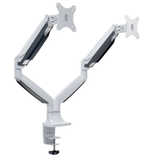 Multibrackets 7350073737086 M Deskmount Gas Spring Dual asztali monitor állvány fehér tv állvány és fali konzol