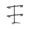 Multibrackets asztali rögzítő deskstand basic quad dönthető, forgatható konzol, 15" - 27", fekete...