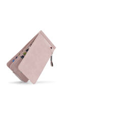  Multifunkciós kártyatartó, pénztárca, - Rózsaszín pénztárca