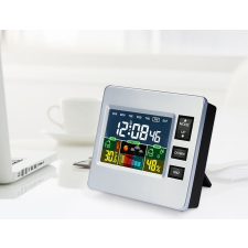 Multifunkciós LCD kijelzős időjárás állomás és óra időjárásjelző