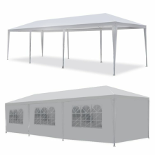 MultiGarden kerti pavilon Sátor 3x9m, 8 fal - Fehér kerti bútor