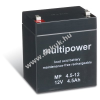 Multipower Helyettesítő szünetmentes akku APC Back-UPS ES 350 12V 4,5Ah