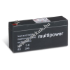Multipower Ólom akku 8V 3Ah (Multipower) típus MP3-8