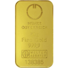 Münze Österreich 20g - Befektetési aranytömb egyéb ékszer
