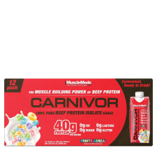 Musclemeds Carnivor RTD 12x500ml Marhafehérje Shake (12 Csomag, Fruity Cereal) vitamin és táplálékkiegészítő