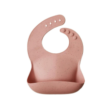 MUSHIE szilikon előke Szín: peach terazzo előke