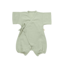 Muslin overall, BabyCosy, 100% organikus pamut, zöld (méret: 12-18 hónap) rugdalózó